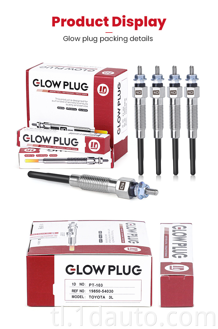 Diesel Engines Glow plug for Toyota PT-103